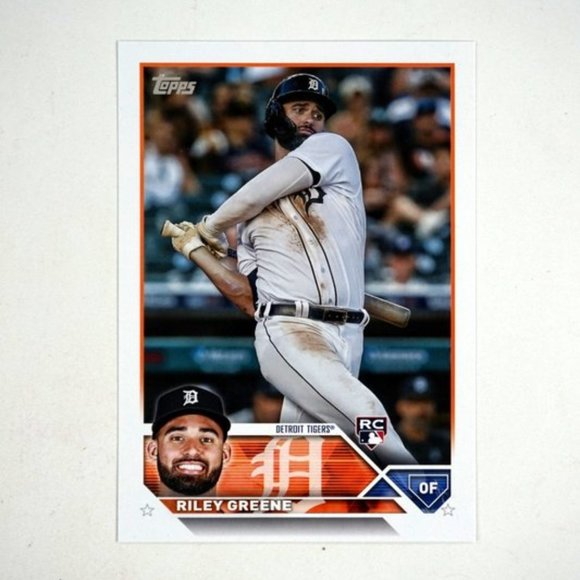 Riley Greene 2023 Topps Series 1 Collectors Box Oversized Jumbo RC 31 SSP Tigers - Picture 1 of 4